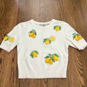 Alice and Olivia Lemon Sweater 🍋